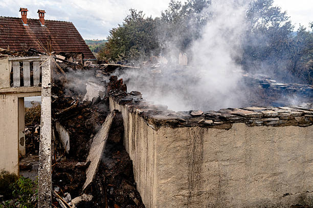 Professional Fire Damage Removal technician working in Immaculata, PA